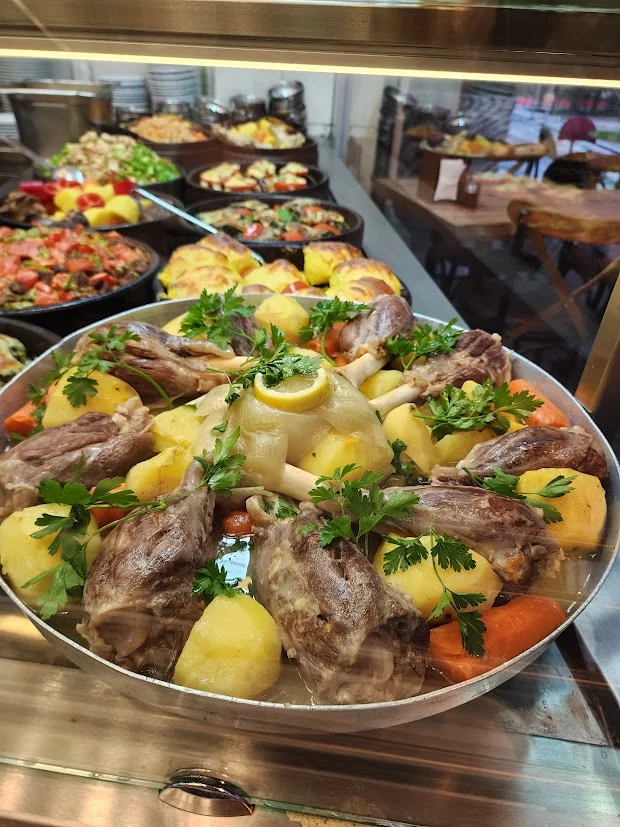 meaty goodness in the window in istanbul