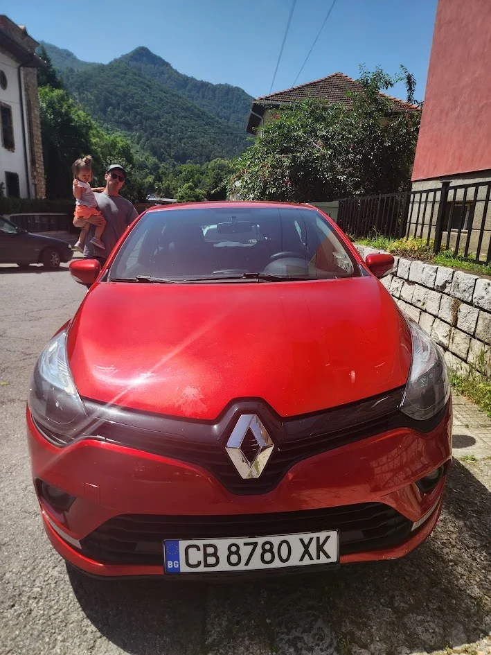 a red hire car in sofia bulgaria