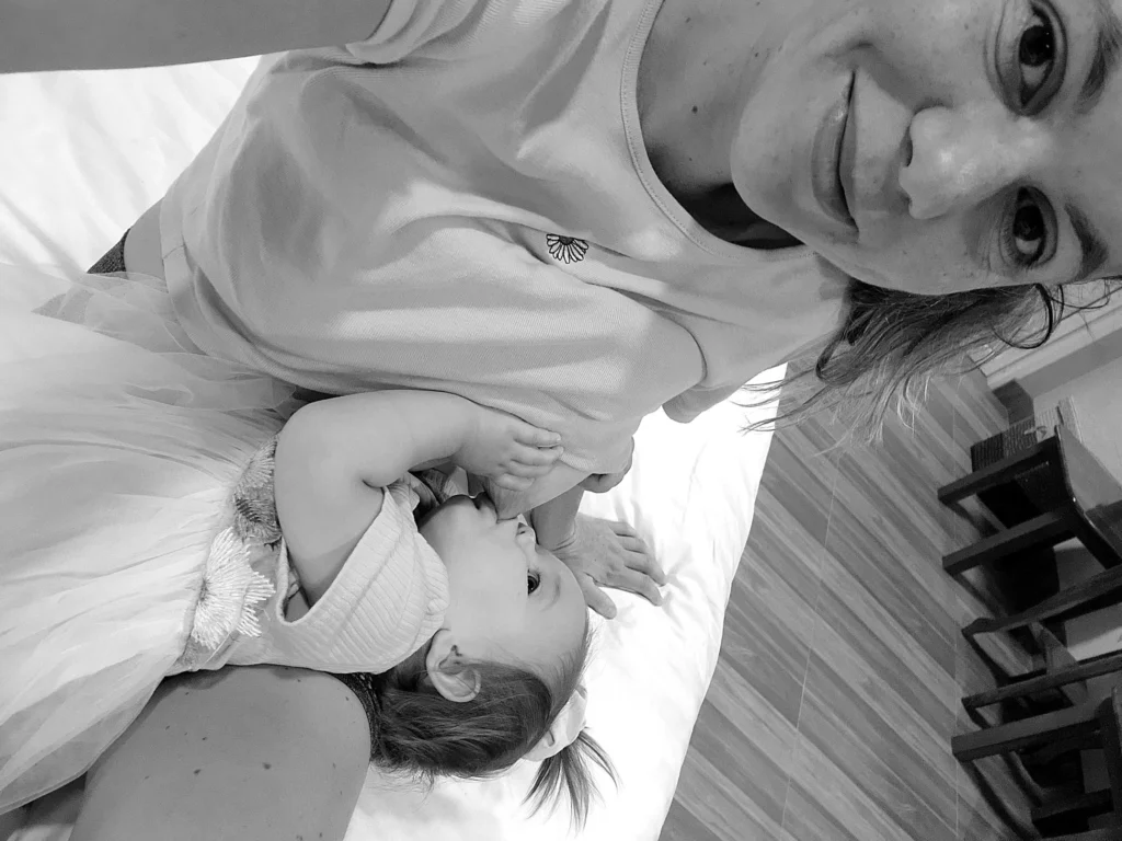 A quiet breastfeeding moment