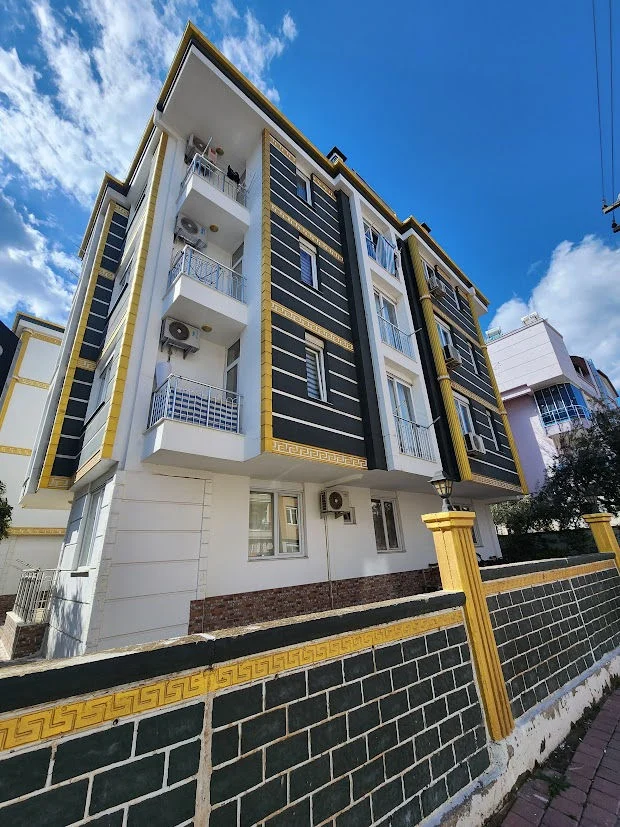 accomodation in a local town in turkey antalya an apartment complex