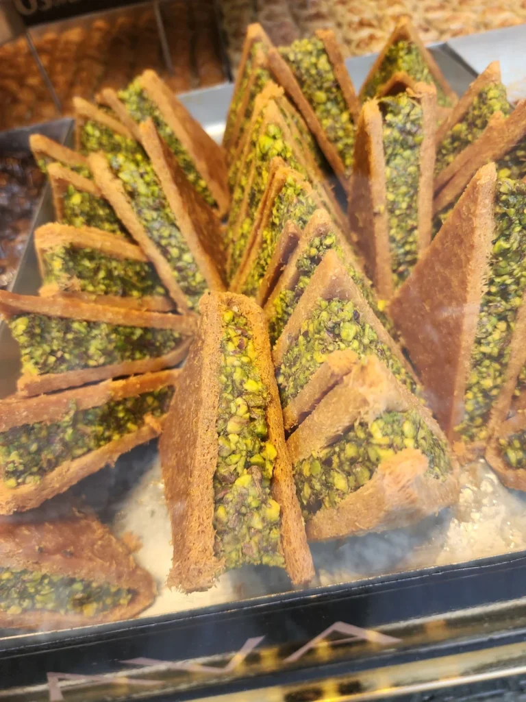 pistachio baklava in instanbul