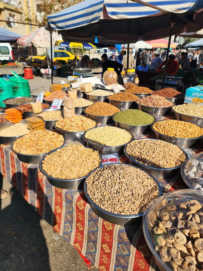 spices at the market in turkey